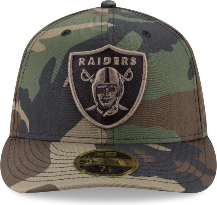 Produktbild New Era 59Fifty Low Profile Las Vegas Raiders (7 1/4)