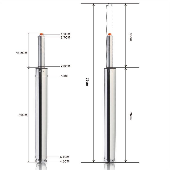 Image du produit Deuba Ressort pneumatique
