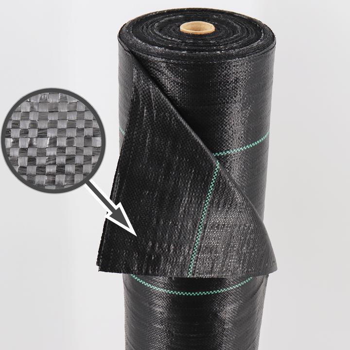 Immagine prodotto Aquagart 200m² Bodengewebe Unkrautfolie Mulchfolie 100g 1,65m breit