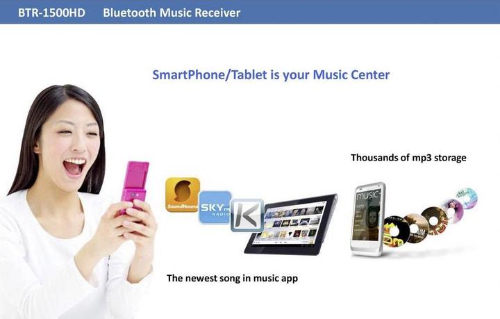 Actual product image Renkforce Music receiver (Receiver)