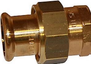 Produktbild Sanha vormontage 3/4x22 mm - Muffe-Cu-Presse, Schalen M und V, Universal (Pressverbindung)