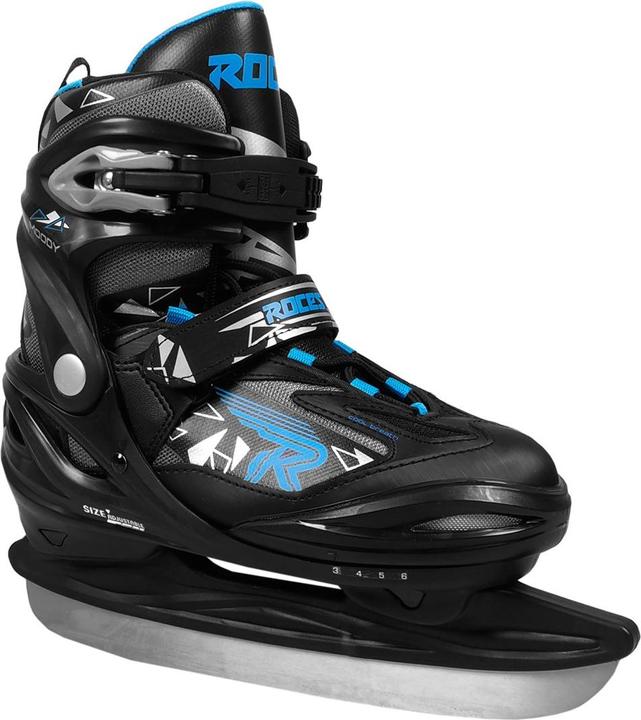 Roces Moody Ice 3.0 Jungen Schlittschuhe Schwarz-Blau 450710 00001 (30, 31, 32, 33, 34, 35)