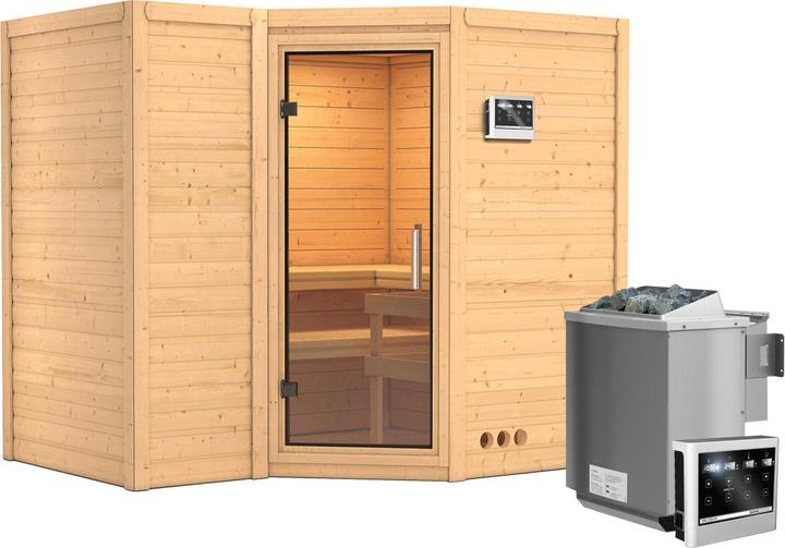 Produktbild Karibu Sahib 2 ohne Dachkranz (9 KW Bio externe Steuerung)