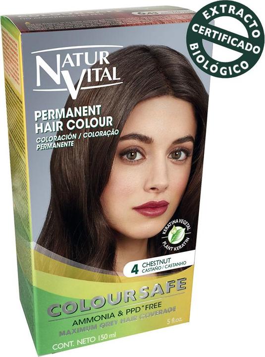 Actual product image Naturaleza Y Vida COLOURSAFE ink permanent #4-castaño 150 ml (4)