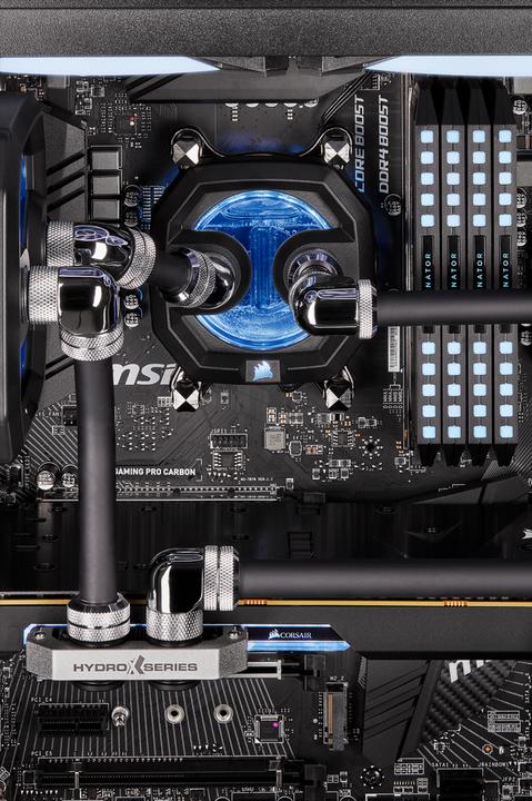 Actual product image Corsair CX-9059006-WW Computer Cooling Component Coolant Tube 3 Piece(s) Black (1 m, Plastic)
