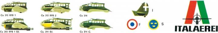 Produktbild 1:72 Caproni CA.313/314 Vintage