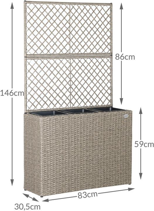 Productafbeelding Casaria Bloembak (64 cm)