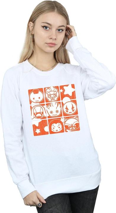 Actual product image Womens/Ladies Kawaii Guardians Of The Galaxy Retro Sweatshirt (XXL)