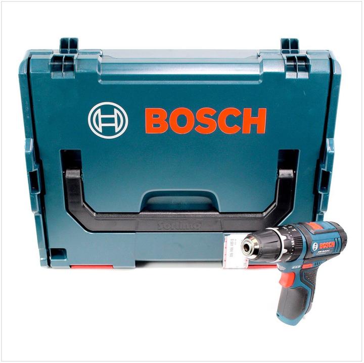 Image du produit Bosch Professional Bosch GSB 10,8-2-LI Perceuse visseuse à percussion sans fil, solo + L-Boxx - sans batterie, sans cha (Fonctionnement sur batterie)