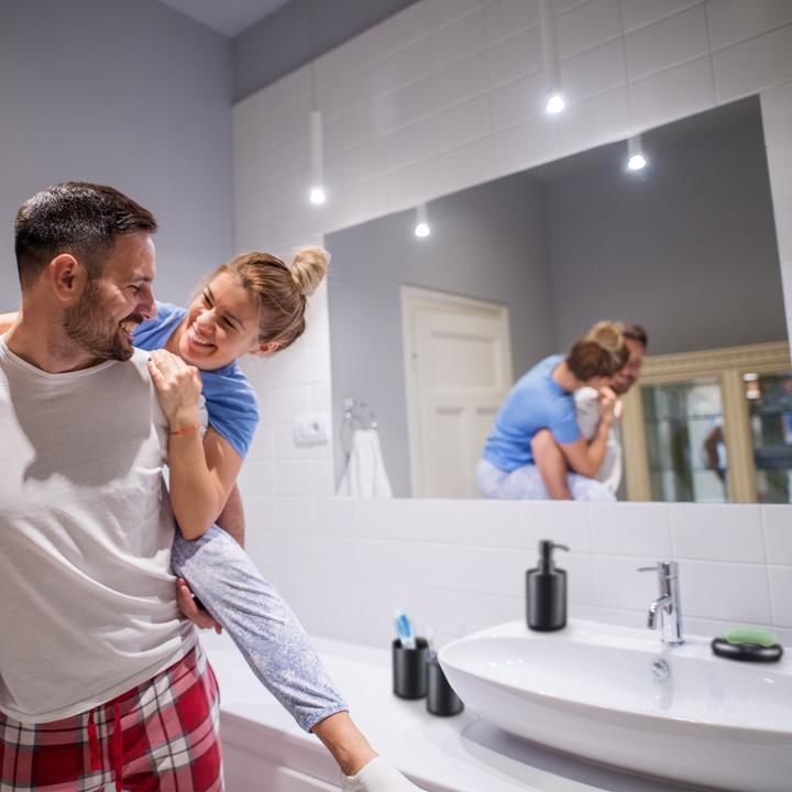 Actual product image Relaxdays 5-Piece Bathroom Accessory Set