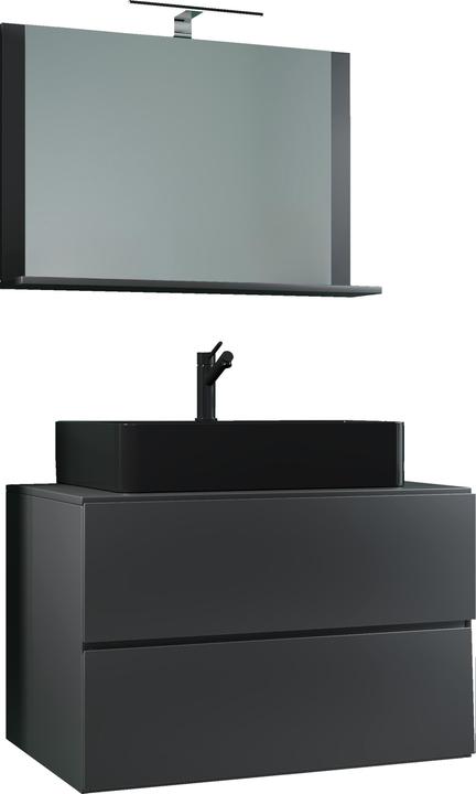 Actual product image VCM 3-piece Washbasin Bathroom Furniture Lendas 80 cm M