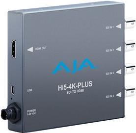 Actual product image AJA Hi5-4K-Plus 3G-SDI to HDMI video and audio converter