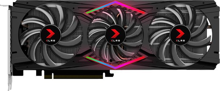 Produktbild PNY GeForce RTX2080 XLR8 Gaming Overclocked Triple Fan 8GB GDDR6 256-bit PCI-Express 3.0 x16 One 6-Pi... (8 GB)