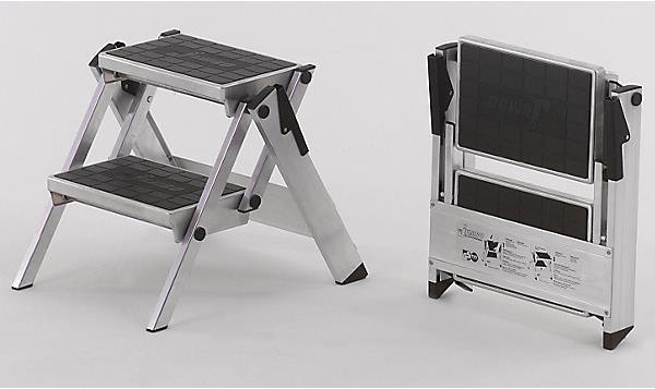 Image du produit kaiserkraft Escalier pliable en aluminium (Escabeau, 55 cm)