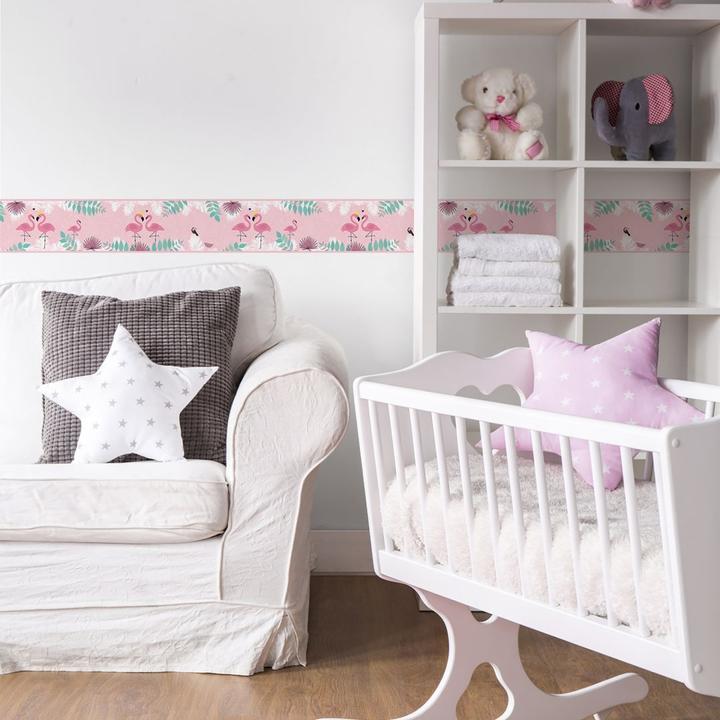 Produktbild A.S. Création Lovely Kids Kinderzimmer Flamingo Love mit Flamingos (15 x 500 cm)