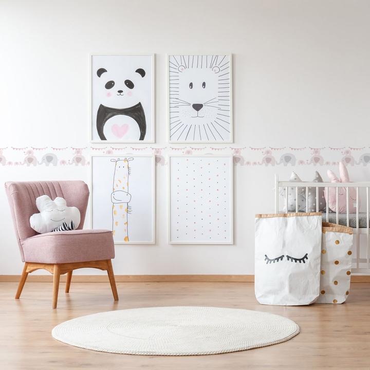 Produktbild A.S. Création Lovely Kids Kinderzimmer Elephant Party mit süssen Elefanten (15 x 500 cm)