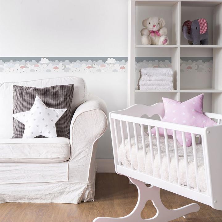 Produktbild A.S. Création Lovely Kids Kinderzimmer Dreamy Sky mit niedlichen Wolken (15 x 500 cm)