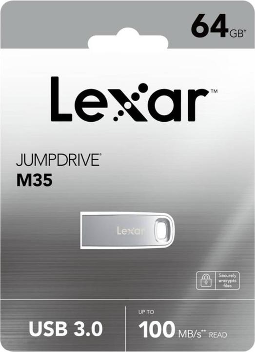 Image du produit Lexar JumpDrive M35 (64 Go, USB 3.0, USB-A)