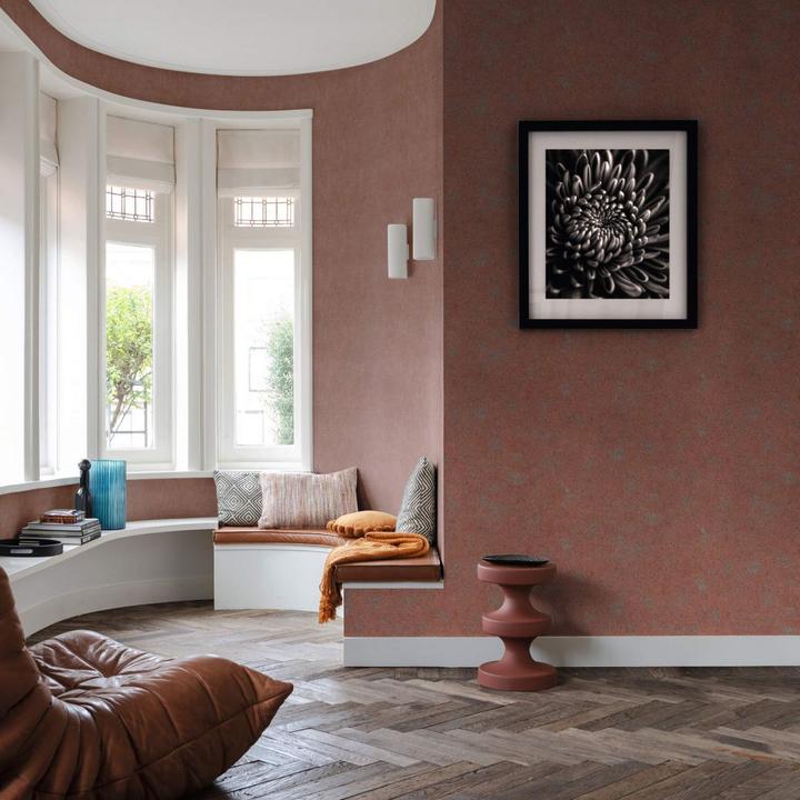 Actual product image Rasch Highlands reddish brown (53 x 1005 cm)