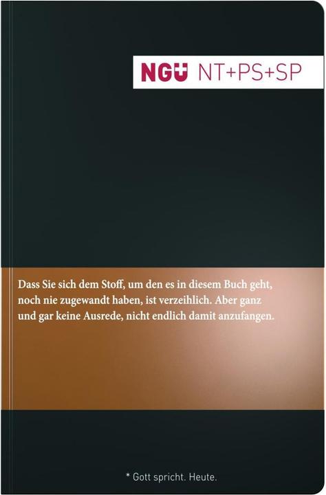 Actual product image Neue Genfer Übersetzung (NGÜ) - Neues Testament mit Psalmen und Sprüchen (German, 2016)