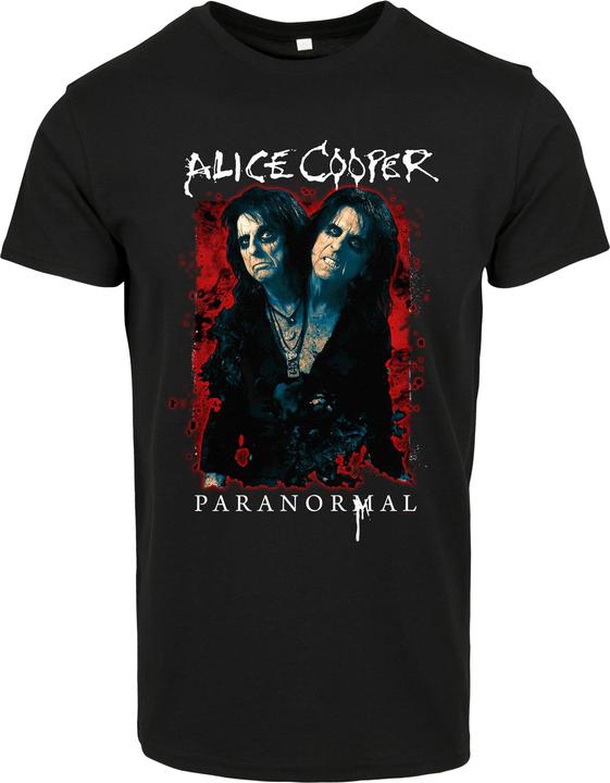 Merchcode Alice Cooper Paranormal Splatter Adult Black Tee - 20363