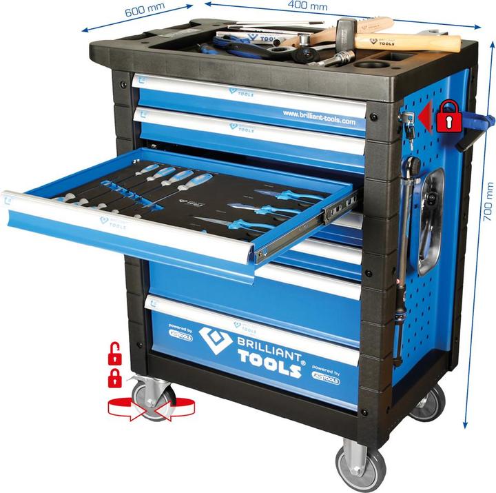Image du produit Brilliant Tools Servantes d'atelier (1 x)