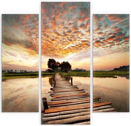 Image du produit Trenddeko De l'autre côté (3 parties) (40 x 100 cm)