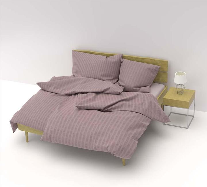 Image du produit Lotus Bettwaren Parure de lit en satin seersucker uni (Housse de couette, 200 x 210 cm)