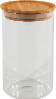 Actual product image NoName Storage tin 10x17.5 cm stackable bamboo lid (1 l)