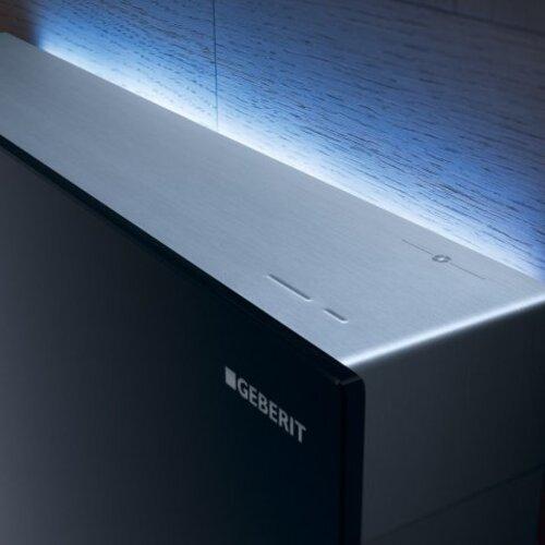Actual product image Geberit Monolith PLUS sanitary module for stand-alone toilet, 101cm, water connection on side, with
