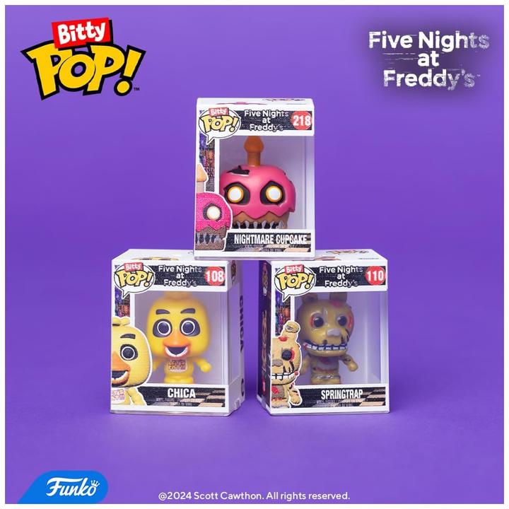 Produktbild Funko Bitty POP! Five Nights at Freddy's (FNAF) Und Eine Überraschungs-Mini-Figur - 0.9 Inch (2.2 cm