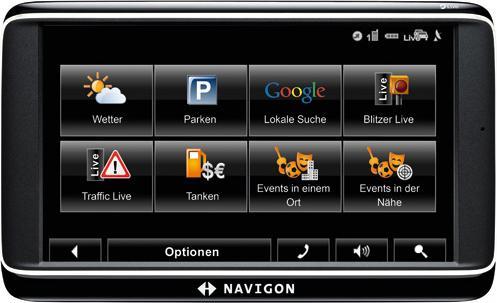 Actual product image Navigon 70 Premium Live, Bluetooth, European maps