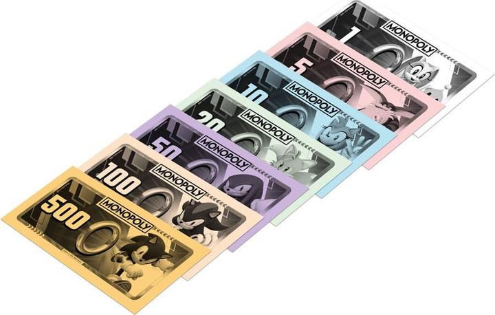 Actual product image Winning Moves Monopoly board game Sonic the Hedgehog *German version* (German)