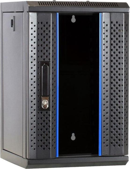 Produktbild Dsit 9 HE, 10” Serverschrank, mit Glastür (BxTxH) 312x310x486mm (9 HE, 10 Zoll Rack)