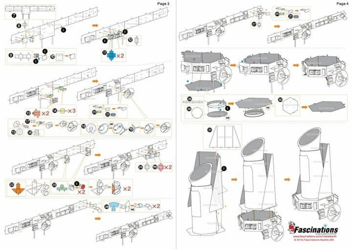 Produktbild Metal Earth Kepler Spacecraft