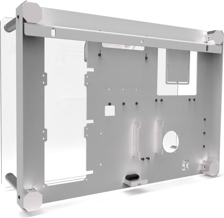 Actual product image Creative Solutions For Gamers CSFG Frostbite wall-mounted enclosure - white, Micro-ITX (Micro-ITX)
