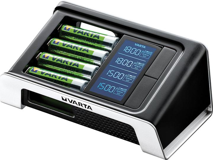 Immagine prodotto Varta LCD Ultra Fast Charger (1 pz., AA, AAA, 2400 mAh, Batteria + Caricabatterie)
