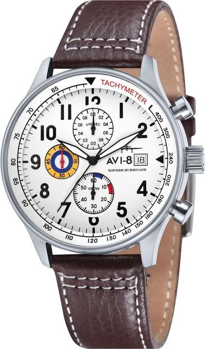 AVI-8 AV-4011-01 Hawker Hurricane Chronograph 43mm 5ATM (Chronograph, 43 mm)
