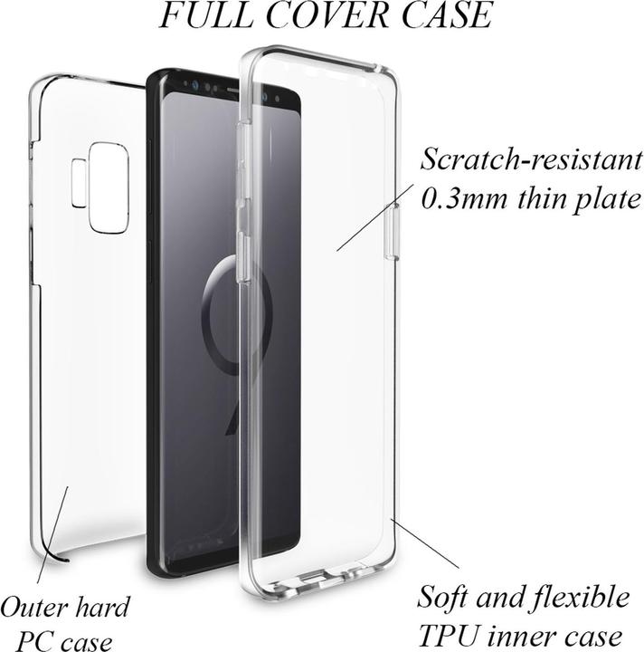 Productafbeelding Nalia 360 graden mobiel telefoonhoesje (Samsung Galaxy S9)