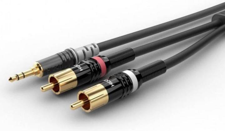 Immagine prodotto Hicon Cavo di collegamento audio (6 m, Connettore da 3,5 mm (AUX), Cinch)