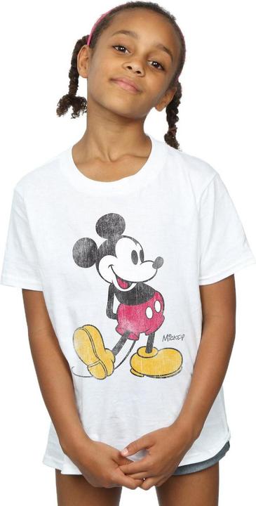 Actual product image Disney Girls Classic Kick Mickey Mouse T-Shirt (140, 146)