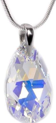 Produktbild Levien Glittering necklace Pear Crystal AB (L)