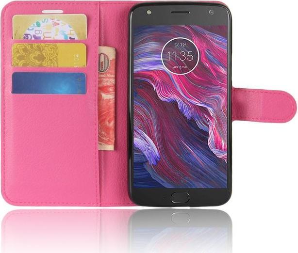 Immagine prodotto MU Classic Copertina classica in pelle con texture litchi (Motorola Moto X4)