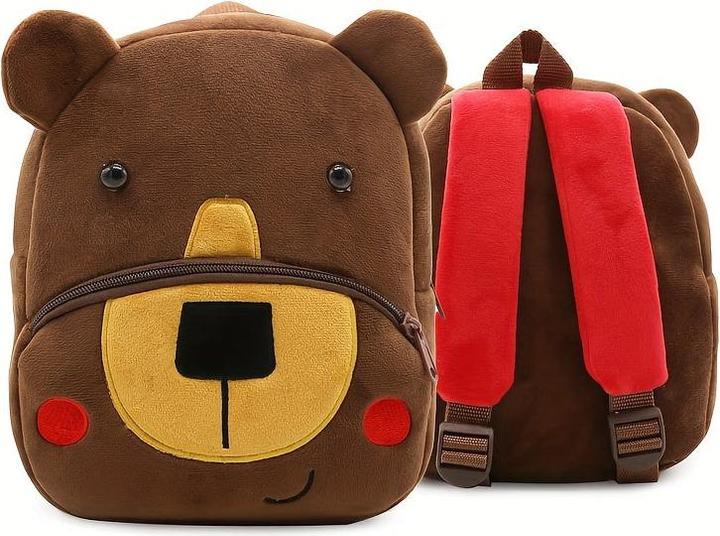 Only-Bags.Store Polyester Schultasche, niedliche Tier Plüsch Rucksack, Outdoor-Urlaub kleine Tasche