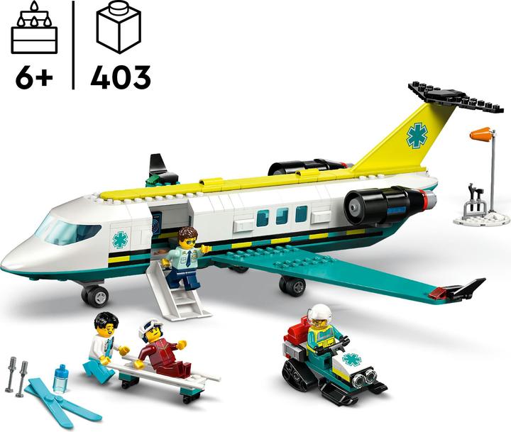 Actual product image LEGO Notfallrettungsflugzeug (60465, LEGO City)