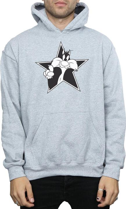 Image du produit Looney Tunes - Sweat à capuche SYLVESTER MONO STAR - Homme (S)