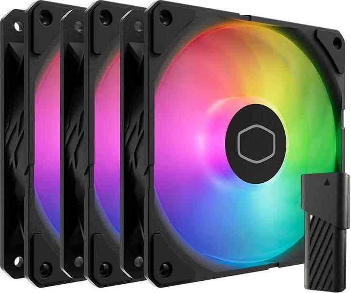 Cooler Master PC-Lüfter SickFlow 120 RGB Schwarz (120 mm, 1 x)
