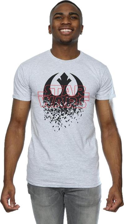 Immagine prodotto Star Wars The Last Jedi Shattered Emblem Maglietta Uomo (3XL)