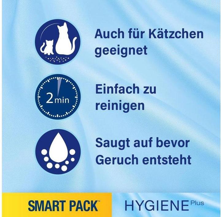 Produktbild Catsan Hygiene Plus Smart Pack™ (Biologisch abbaubar, Neutralisierend, Nicht klumpend, 3.90 kg)