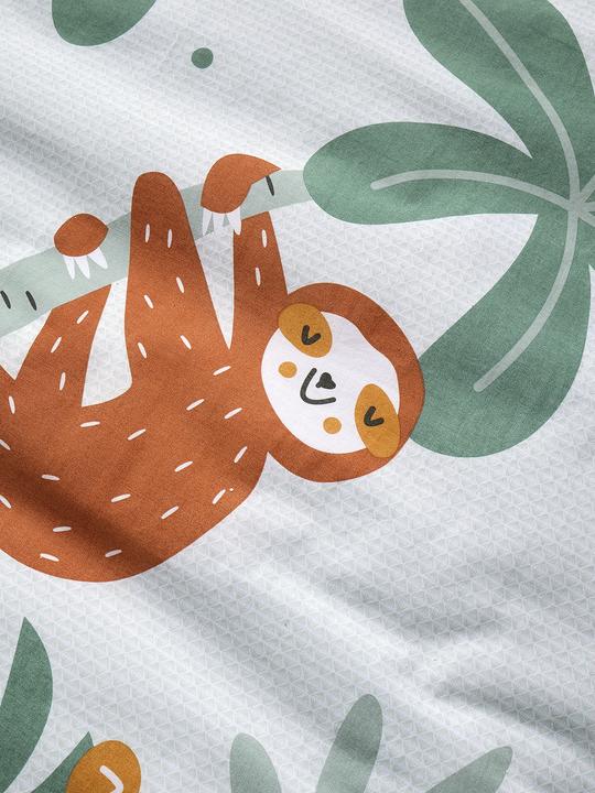 Actual product image Vertbaudet Children's bed linen set ANIMALS Magicouette with recycled cotton